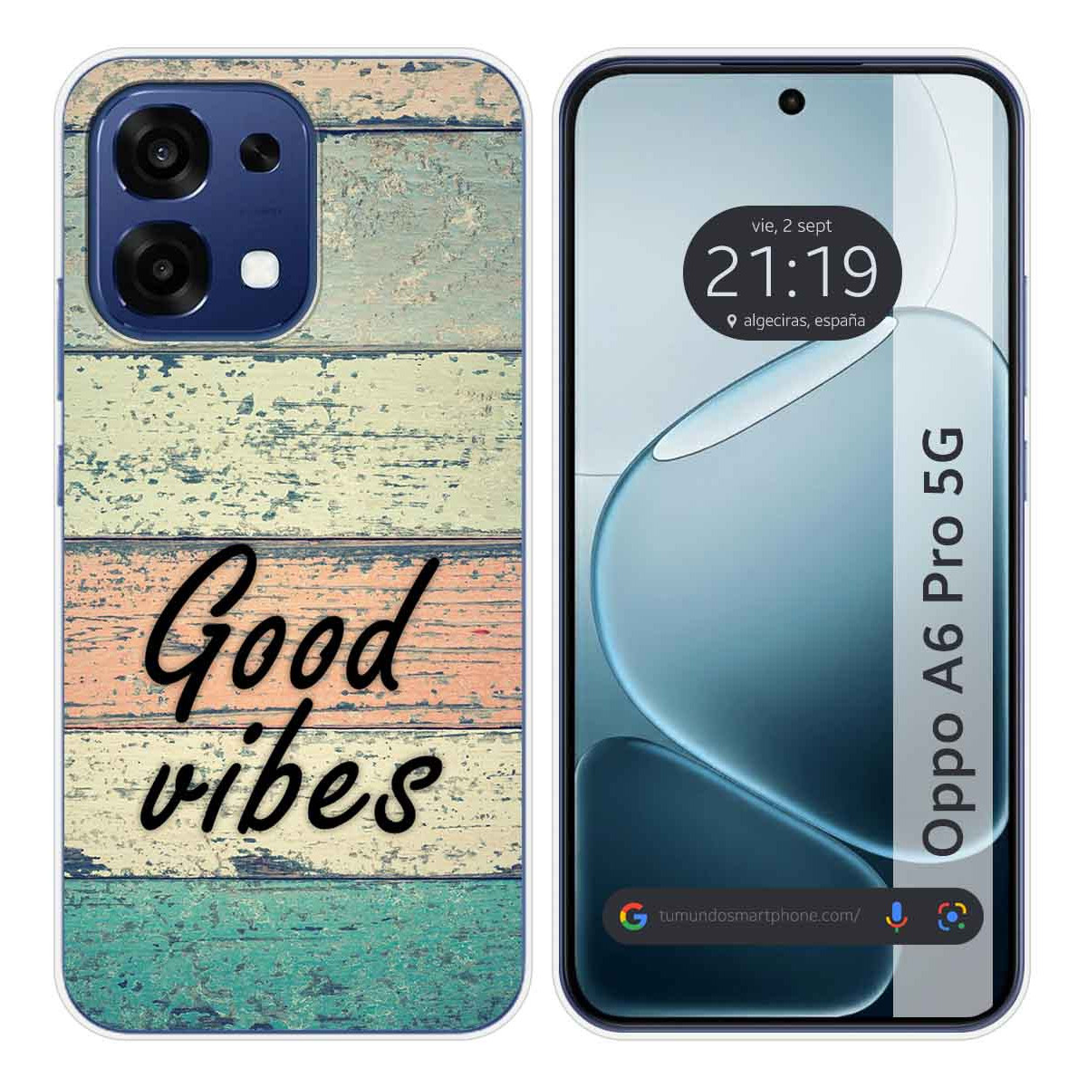 Funda Silicona para Oppo A6 Pro 5G diseño...