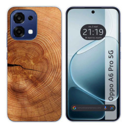 Funda Silicona para Oppo A6 Pro 5G diseño Madera 04 Dibujos