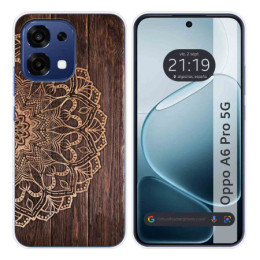 Funda Silicona para Oppo A6 Pro 5G diseño Madera 06 Dibujos