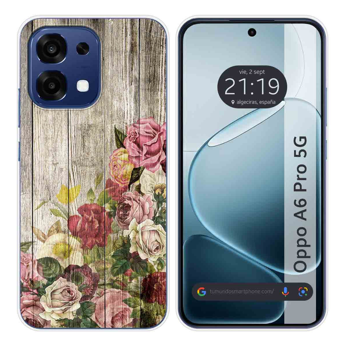 Funda Silicona para Oppo A6 Pro 5G diseño...