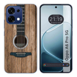 Funda Silicona para Oppo A6 Pro 5G diseño Madera 11 Dibujos