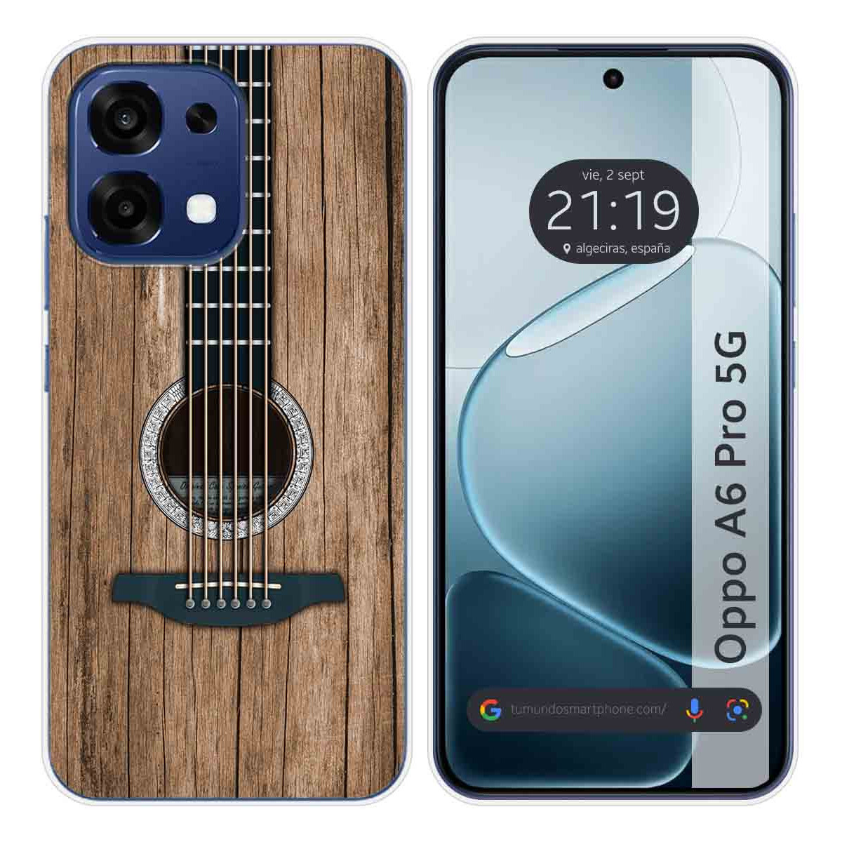 Funda Silicona para Oppo A6 Pro 5G diseño...