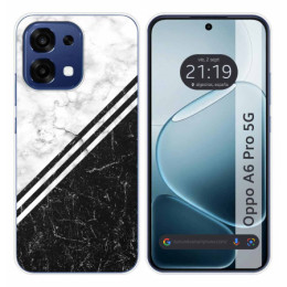 Funda Silicona para Oppo A6 Pro 5G diseño Mármol 01 Dibujos