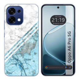 Funda Silicona para Oppo A6 Pro 5G diseño Mármol 02 Dibujos
