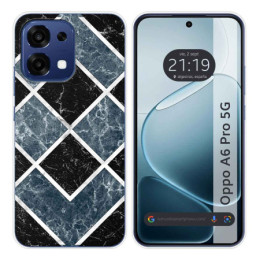 Funda Silicona para Oppo A6 Pro 5G diseño Mármol 06 Dibujos