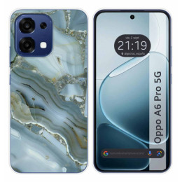 Funda Silicona para Oppo A6 Pro 5G diseño Mármol 09 Dibujos