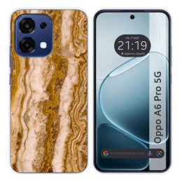 Funda Silicona para Oppo A6 Pro 5G diseño Mármol 10 Dibujos