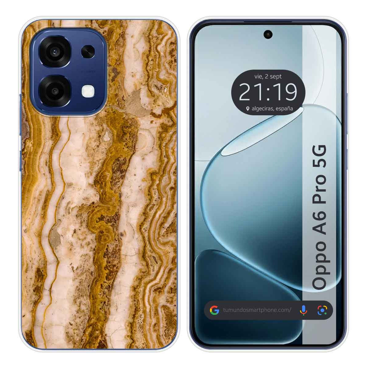 Funda Silicona para Oppo A6 Pro 5G diseño...