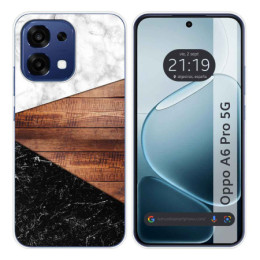 Funda Silicona para Oppo A6 Pro 5G diseño Mármol 11 Dibujos