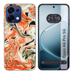 Funda Silicona para Oppo A6 Pro 5G diseño Mármol 12 Dibujos