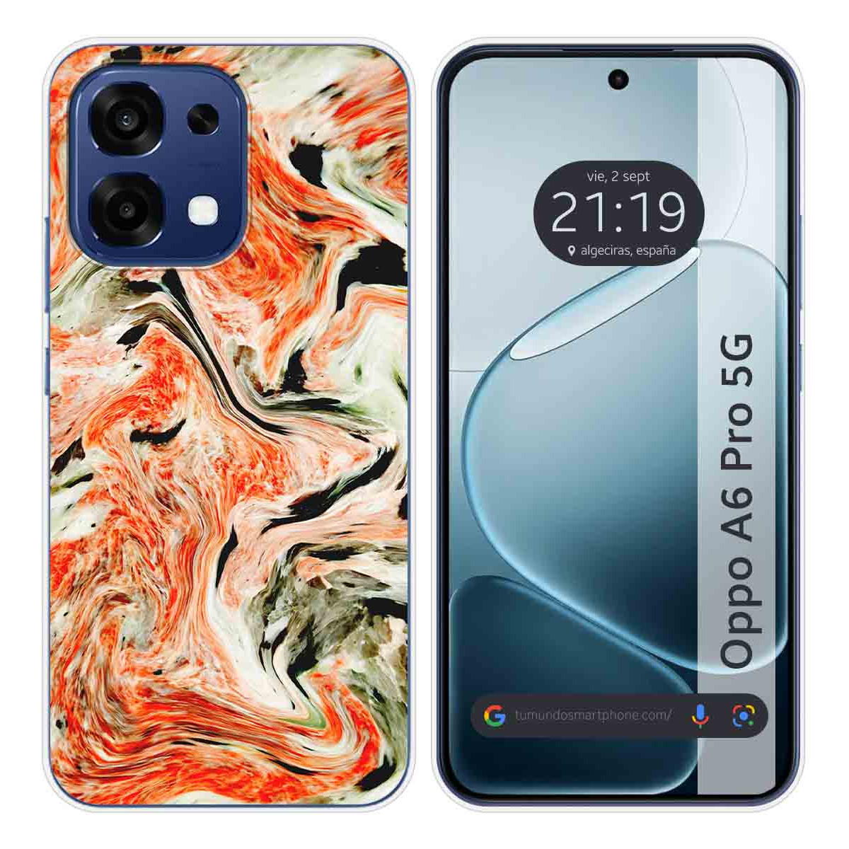 Funda Silicona para Oppo A6 Pro 5G diseño...