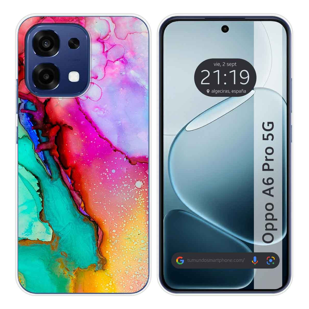 Funda Silicona para Oppo A6 Pro 5G diseño...