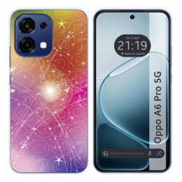 Funda Silicona para Oppo A6 Pro 5G diseño Abstracto Dibujos