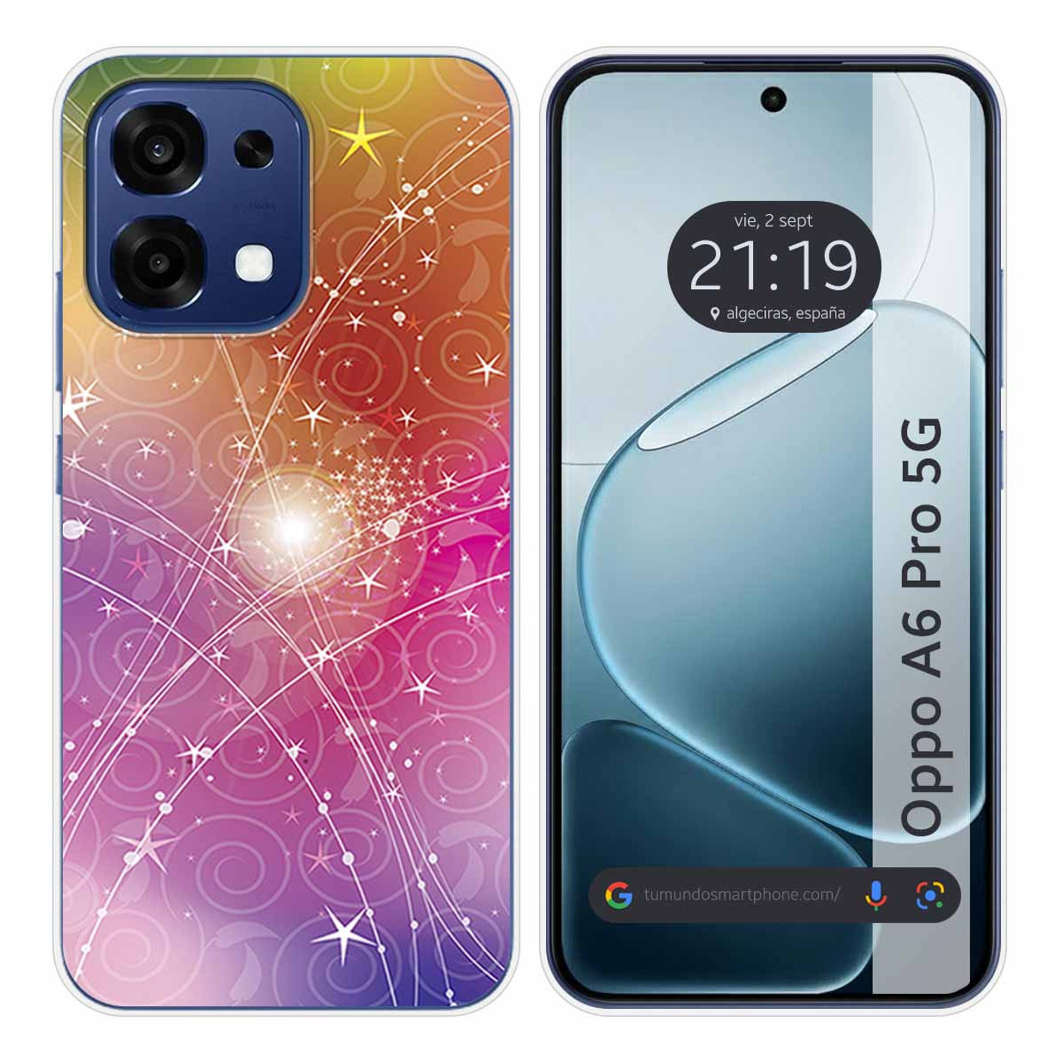 Funda Silicona para Oppo A6 Pro 5G diseño...