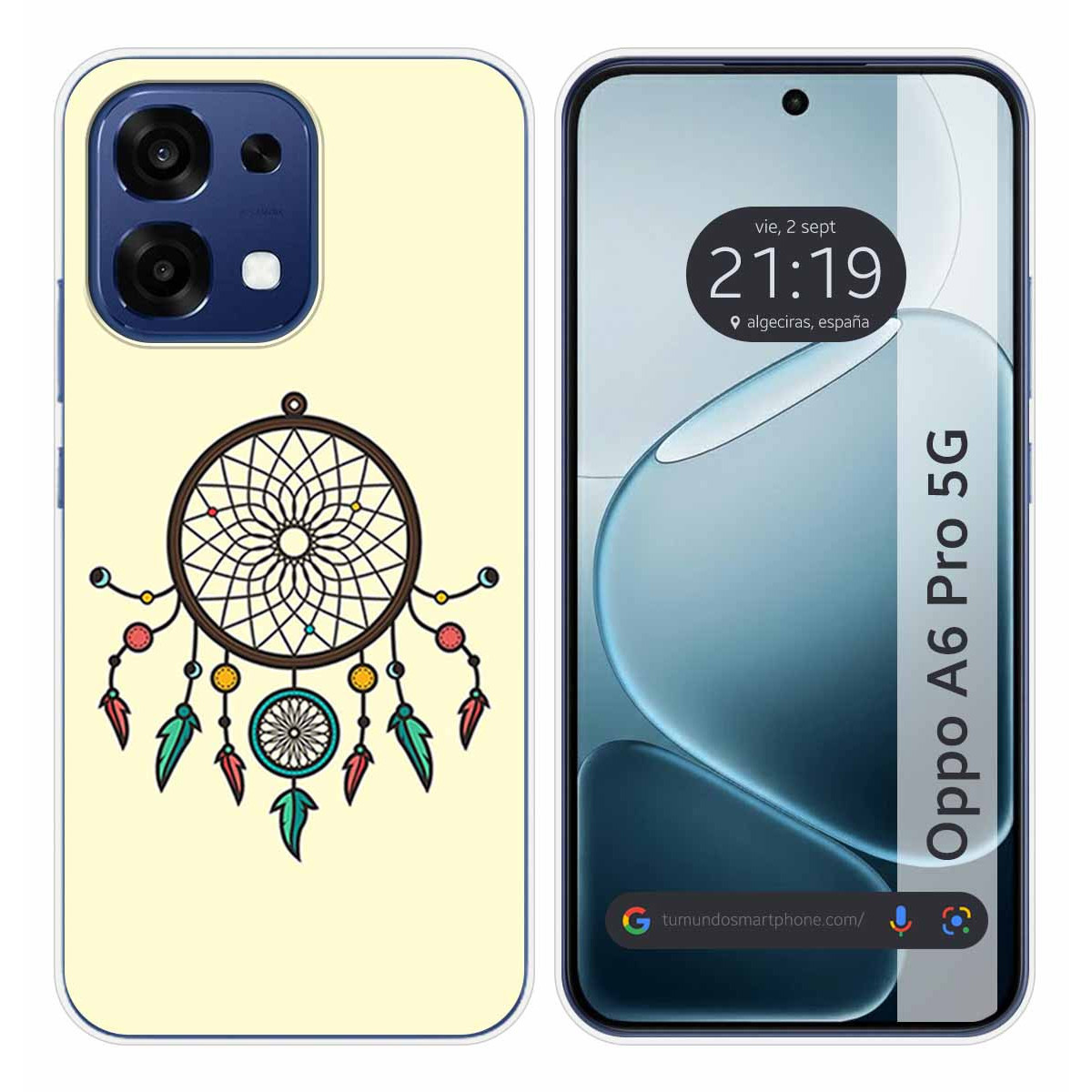 Funda Silicona para Oppo A6 Pro 5G diseño...