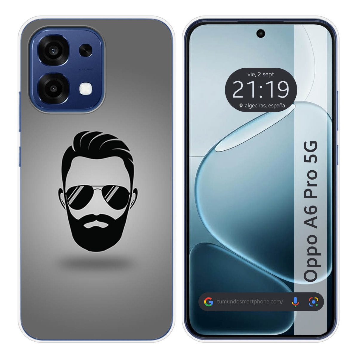 Funda Silicona para Oppo A6 Pro 5G diseño Barba...