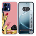 Funda Silicona para Oppo A6 Pro 5G diseño Brochas Dibujos