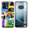 Funda Silicona para Oppo A6 Pro 5G diseño Comic Dibujos
