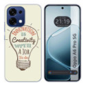 Funda Silicona para Oppo A6 Pro 5G diseño Creativity Dibujos
