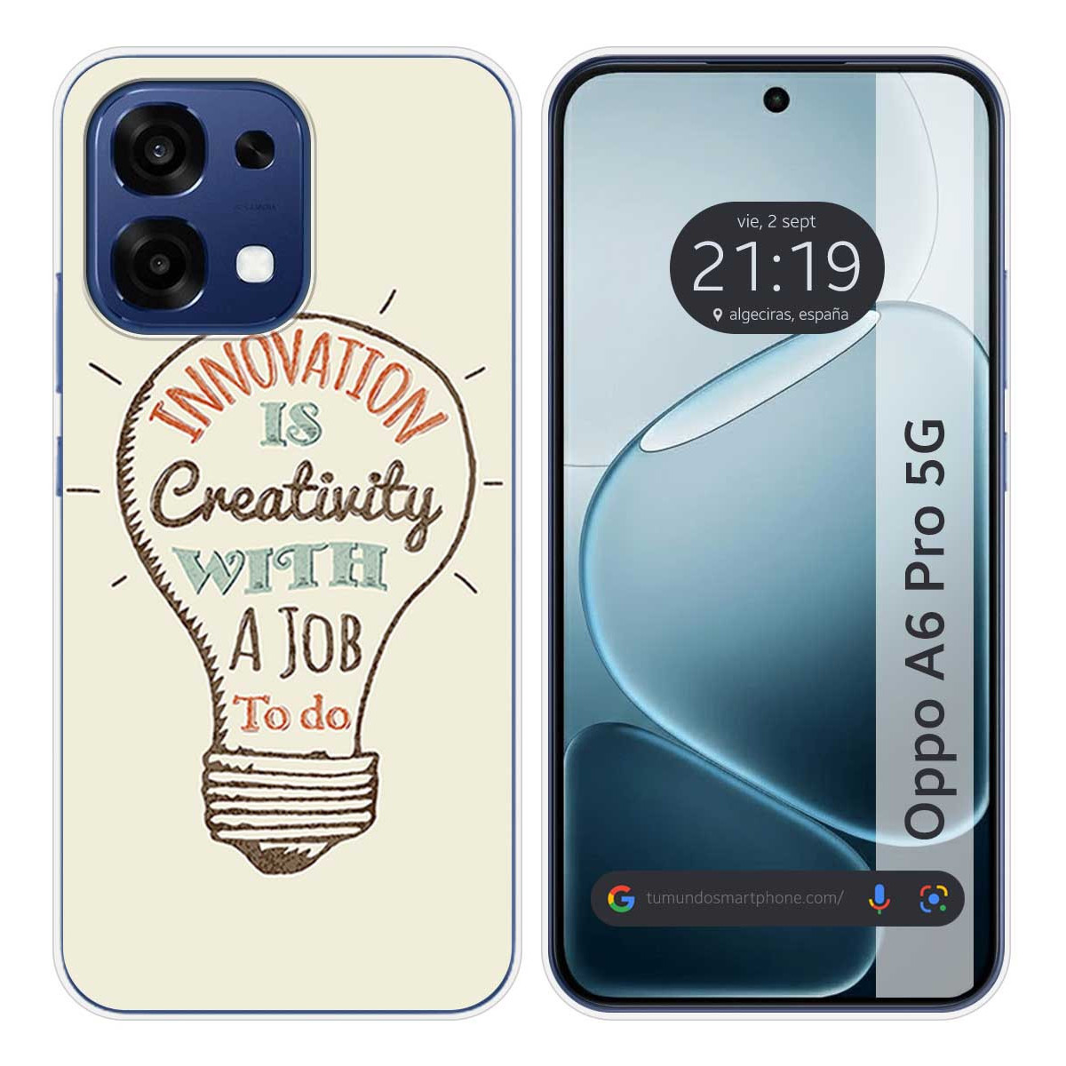 Funda Silicona para Oppo A6 Pro 5G diseño...