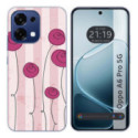 Funda Silicona para Oppo A6 Pro 5G diseño Flores Vintage Dibujos