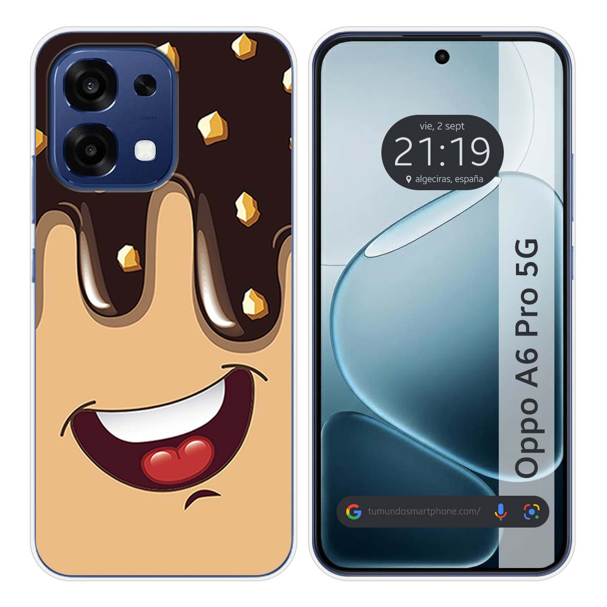Funda Silicona para Oppo A6 Pro 5G diseño...