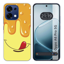 Funda Silicona para Oppo A6 Pro 5G diseño Helado Vainilla...