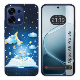 Funda Silicona para Oppo A6 Pro 5G diseño Libro Cuentos...