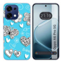 Funda Silicona para Oppo A6 Pro 5G diseño Mariposas Dibujos