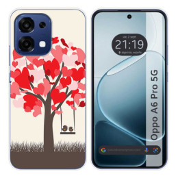 Funda Silicona para Oppo A6 Pro 5G diseño Pajaritos Dibujos