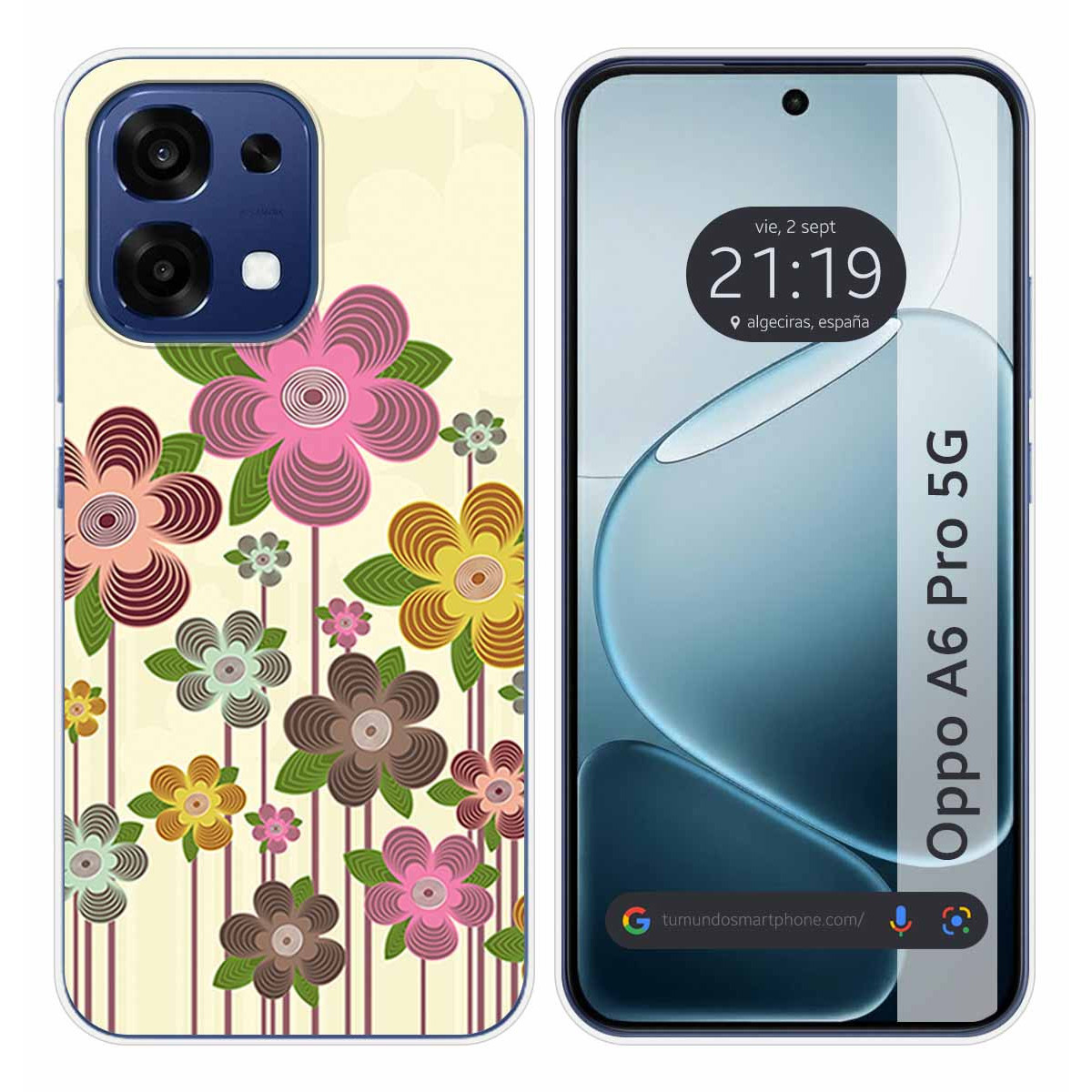 Funda Silicona para Oppo A6 Pro 5G diseño...