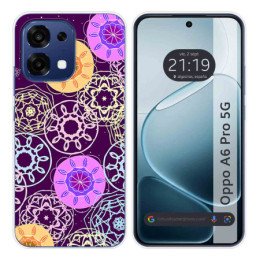 Funda Silicona para Oppo A6 Pro 5G diseño Radial Dibujos