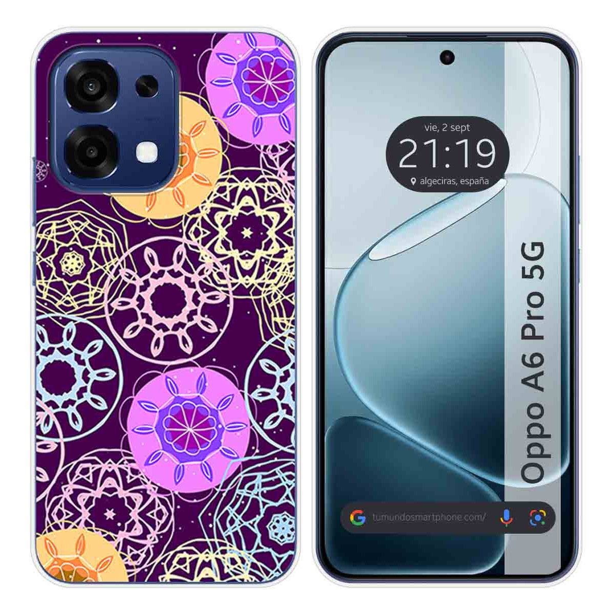 Funda Silicona para Oppo A6 Pro 5G diseño...
