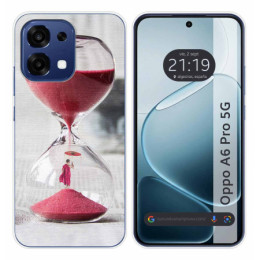 Funda Silicona para Oppo A6 Pro 5G diseño Reloj Dibujos