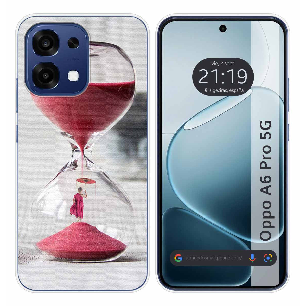 Funda Silicona para Oppo A6 Pro 5G diseño Reloj...