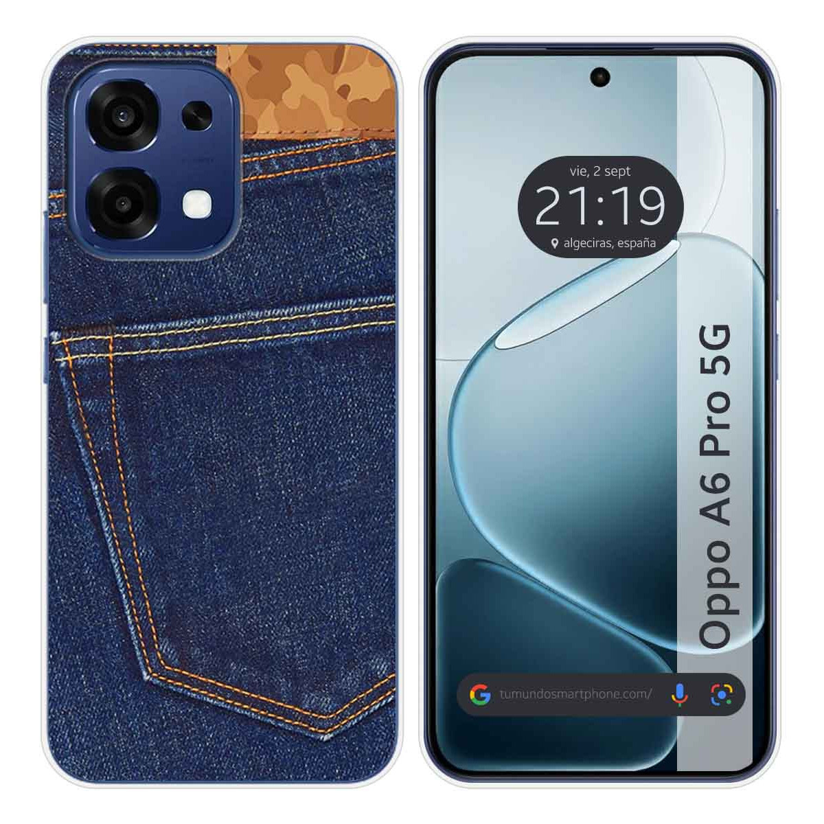 Funda Silicona para Oppo A6 Pro 5G diseño...