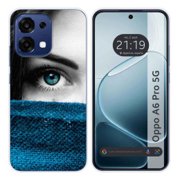 Funda Silicona para Oppo A6 Pro 5G diseño Ojo Dibujos