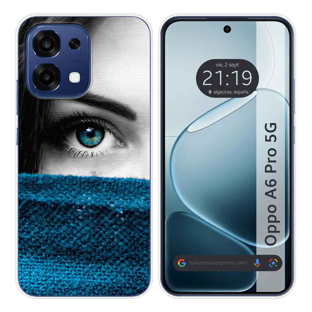 Funda Silicona para Oppo A6 Pro 5G diseño Ojo Dibujos