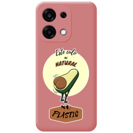 Funda Silicona Líquida Rosa para Oppo A6 Pro 5G diseño Culo Natural Dibujos