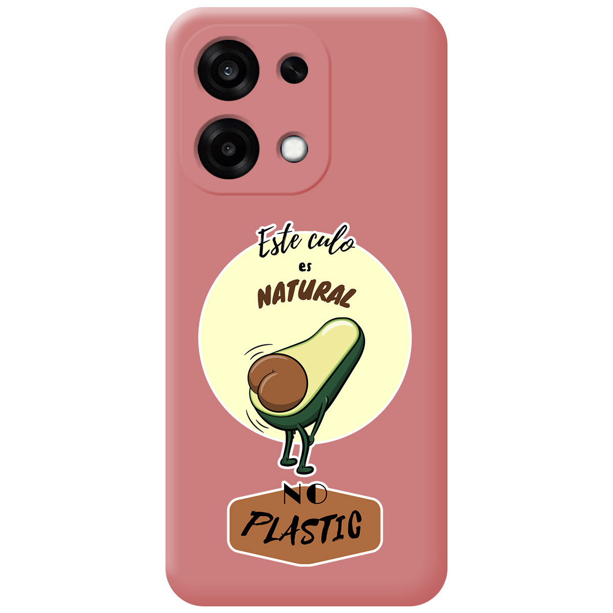 Funda Silicona Líquida Rosa para Oppo A6 Pro 5G diseño Culo Natural Dibujos