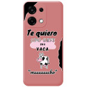 Funda Silicona Líquida Rosa para Oppo A6 Pro 5G diseño Vaca Dibujos