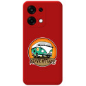 Funda Silicona Líquida Roja para Oppo A6 Pro 5G diseño Adventure Dibujos