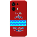 Funda Silicona Líquida Roja para Oppo A6 Pro 5G diseño Agua Dibujos