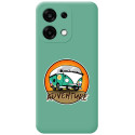 Funda Silicona Líquida Verde para Oppo A6 Pro 5G diseño Adventure Dibujos