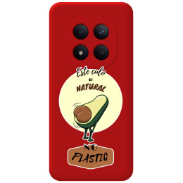 Funda Silicona Líquida Roja para Xiaomi Redmi Note 15 Pro+ Plus 5G diseño Culo Natural Dibujos