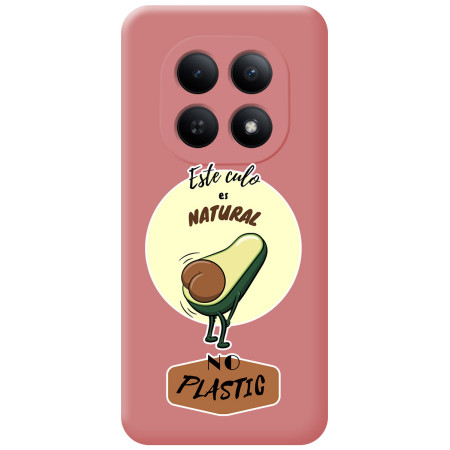 Funda Silicona Líquida Rosa para Xiaomi Redmi Note 15 5G diseño Culo Natural Dibujos