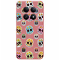 Funda Silicona Líquida Rosa para Xiaomi Redmi Note 15 4G diseño Catrina Dibujos