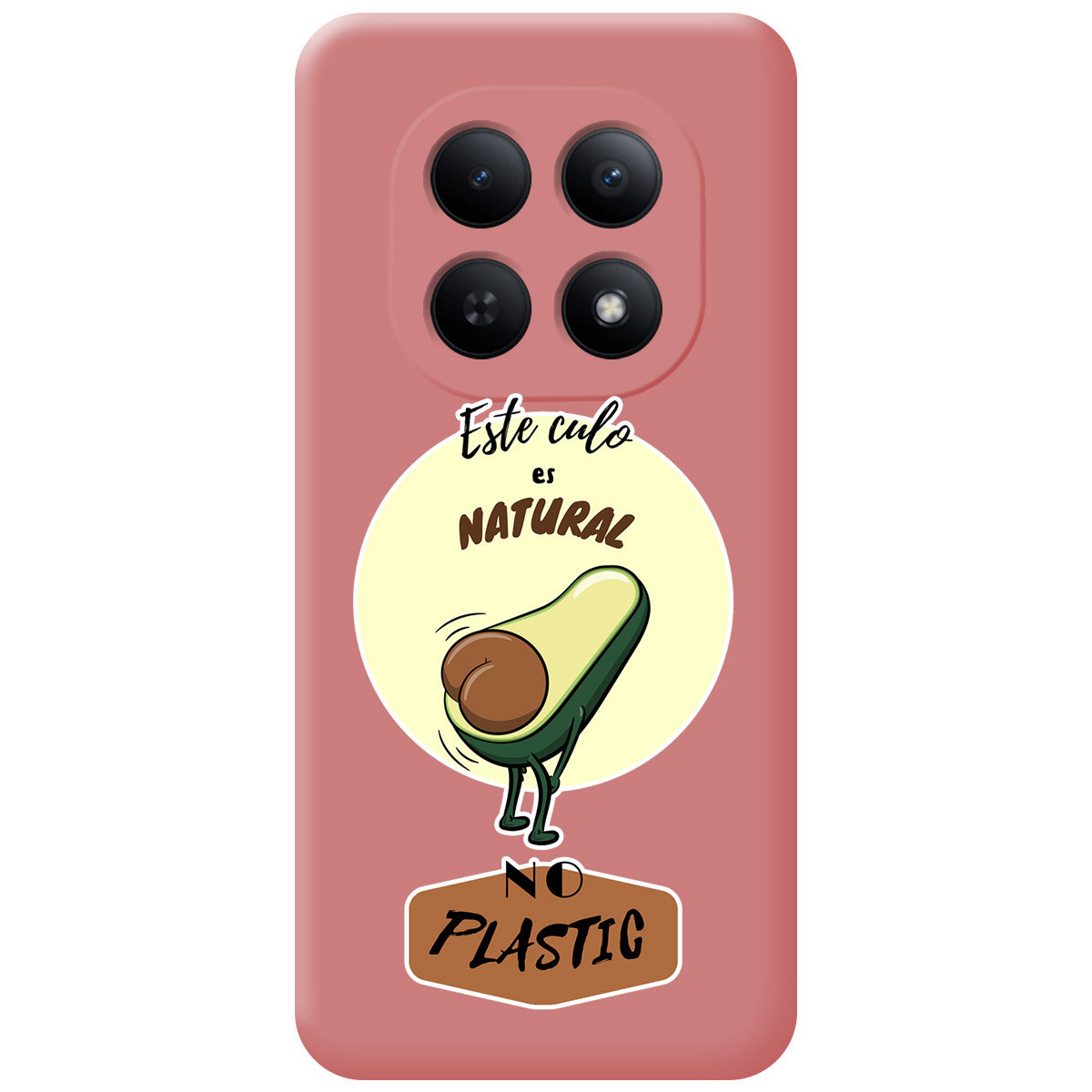 Funda Silicona Líquida Rosa para Xiaomi Redmi Note 15 4G diseño Culo Natural Dibujos