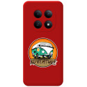 Funda Silicona Líquida Roja para Xiaomi Redmi Note 15 4G diseño Adventure Dibujos