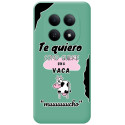 Funda Silicona Líquida Verde para Xiaomi Redmi Note 15 4G diseño Vaca Dibujos